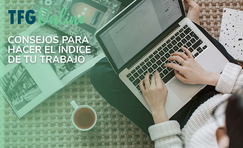 índice de un trabajo