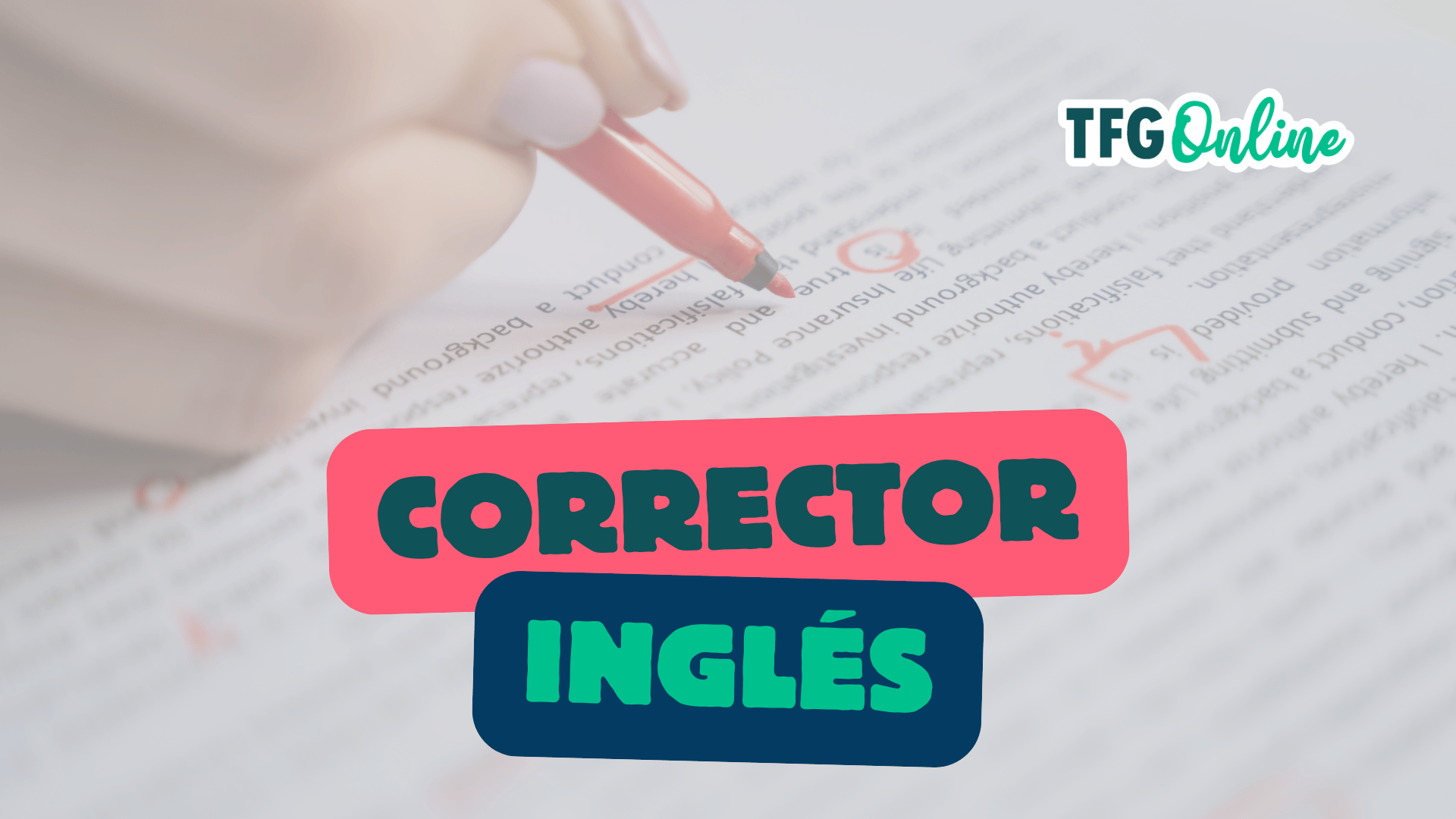 corrector inglés tfg