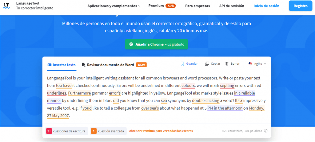 corrector inglés corrector inglés
