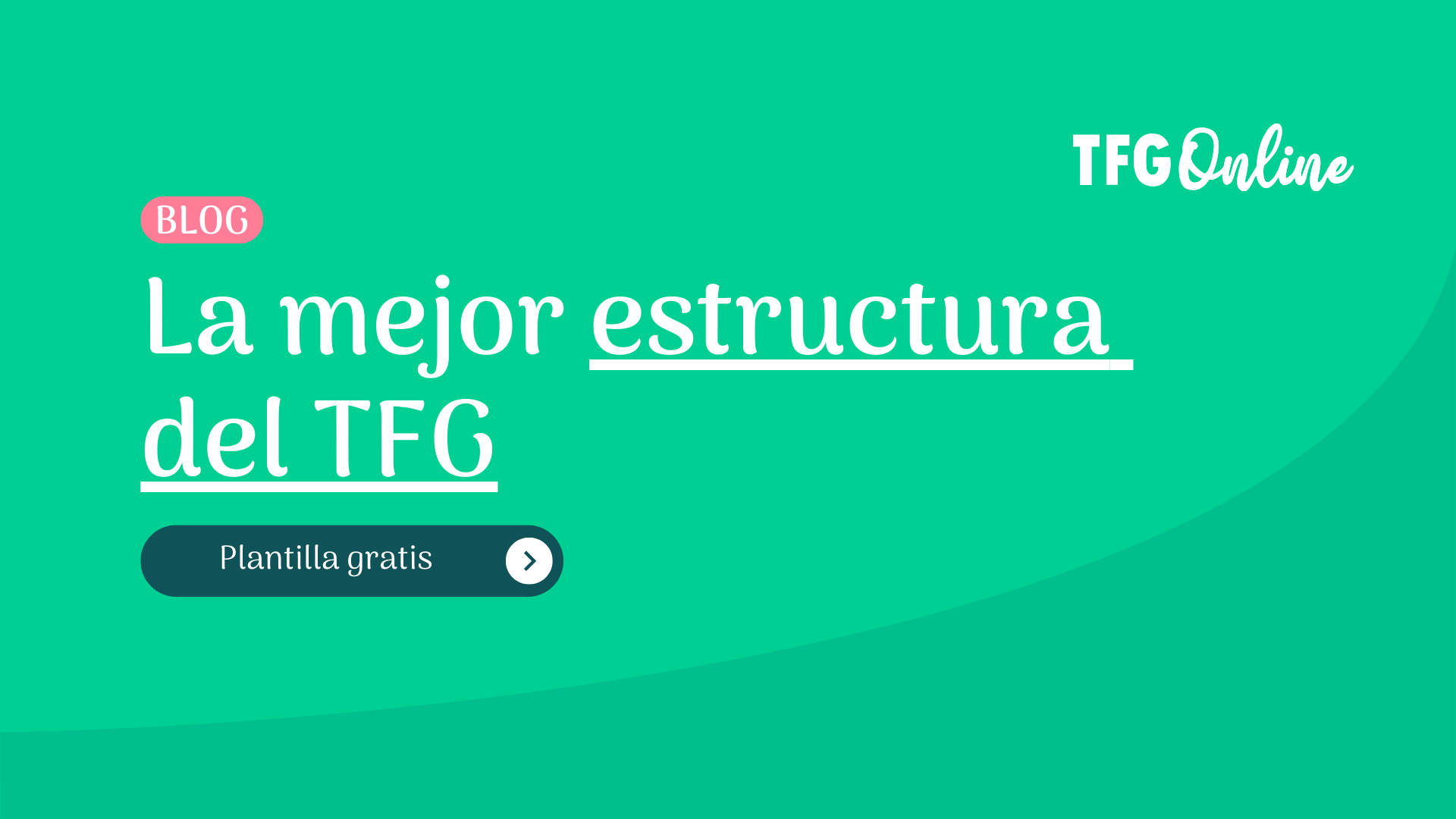 Esquema visual de la estructura del TFG con sus partes principales